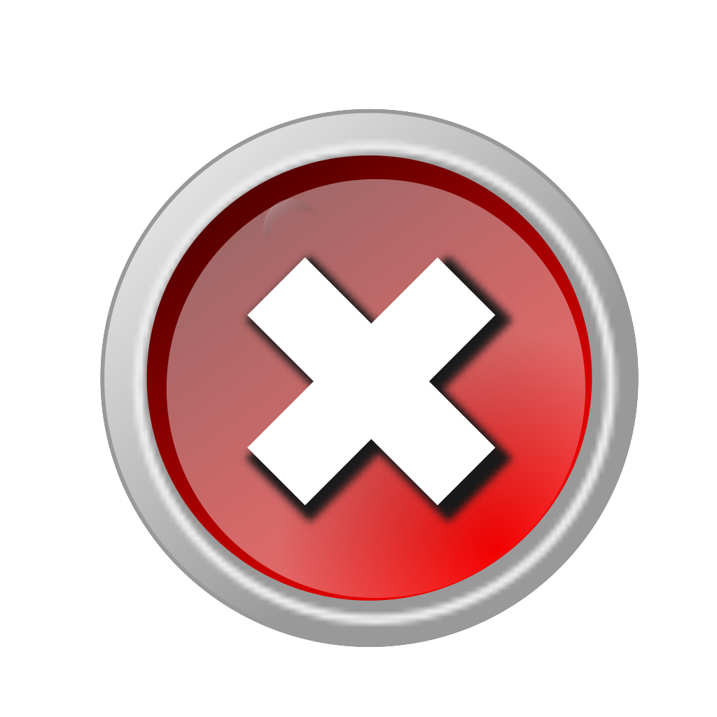 Error Button PNG, SVG Clip art for Web - Download Clip Art, PNG Icon Arts
