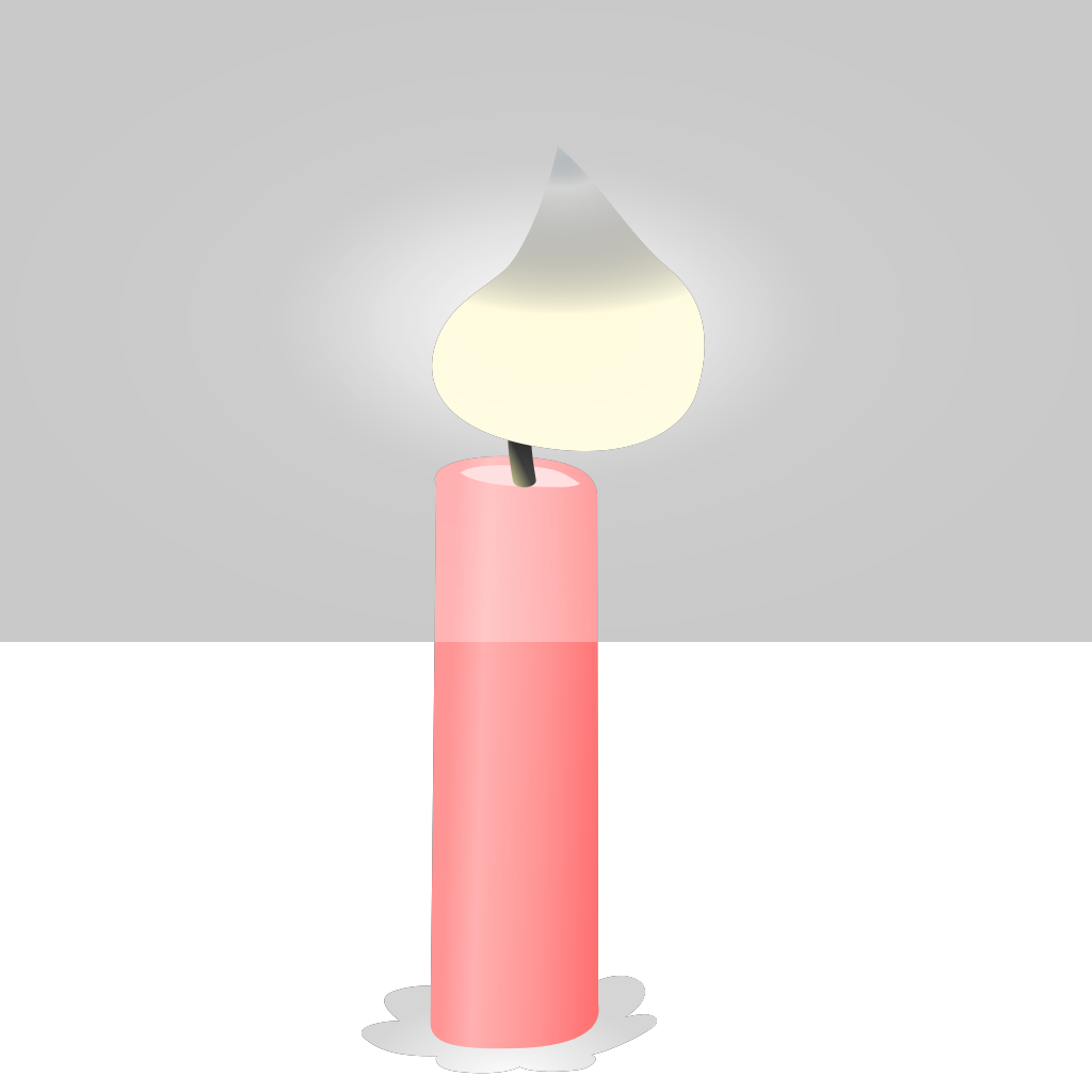 Christmas Candle Light SVG Clip arts