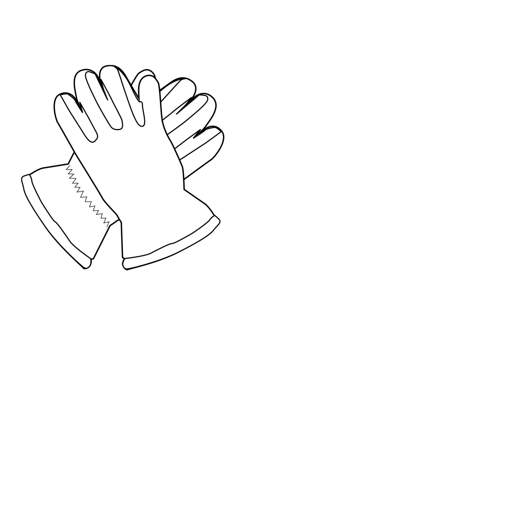 Gloves Outline PNG, SVG Clip art for  Download Clip Art, PNG Icon Arts