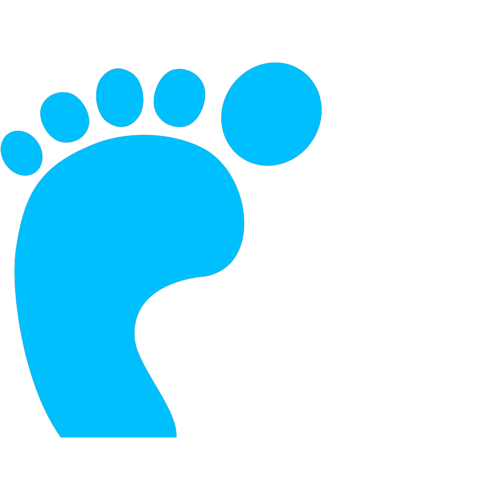 Blue Footprint Png Svg Clip Art For Web Download Clip Art Png Icon Arts