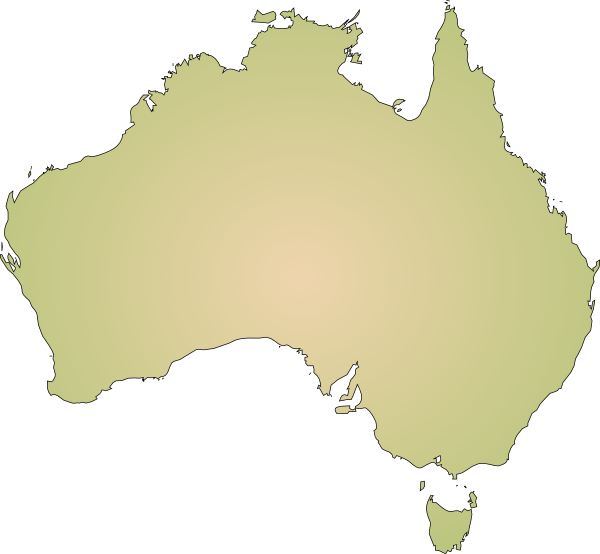 Australian Maps SVG Clip arts