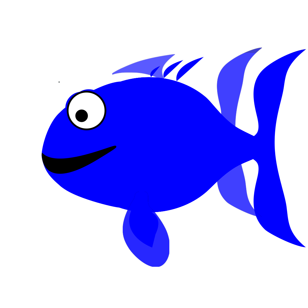 Download Blue Happy Fish PNG, SVG Clip art for Web - Download Clip ...