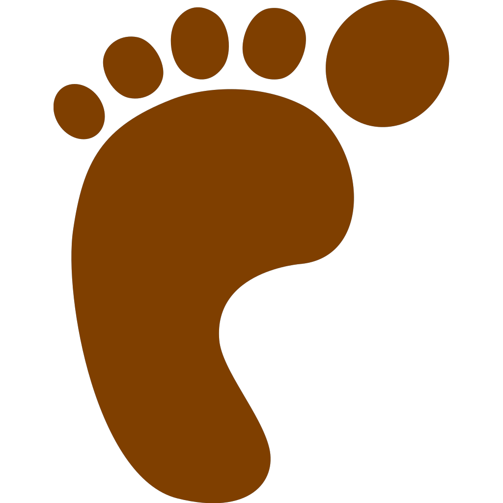 Brown Foot PNG, SVG Clip art for Web - Download Clip Art, PNG Icon Arts