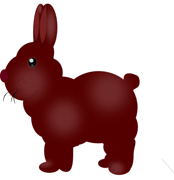 Download Chocolate Colored Bunny PNG, SVG Clip art for Web ...