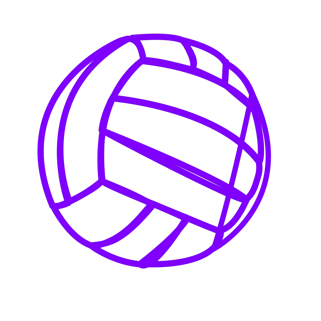 Blue Volleyball SVG Clip arts download Download Clip Art