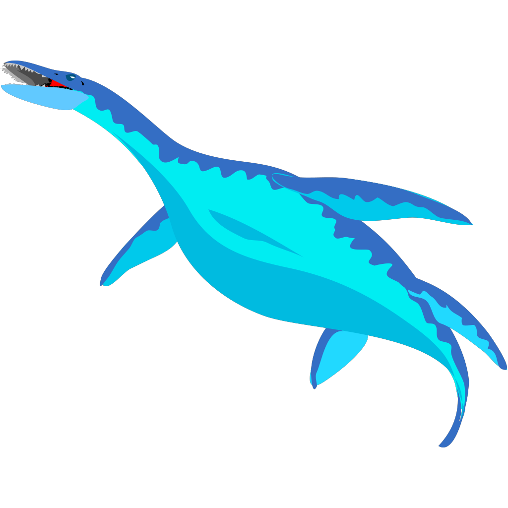 large blue dinosaur