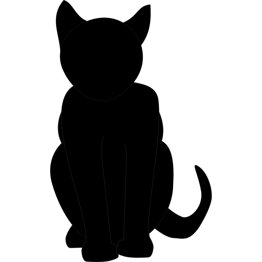 Black Cat Silhouette PNG, SVG Clip art for Web Download Clip Art, PNG