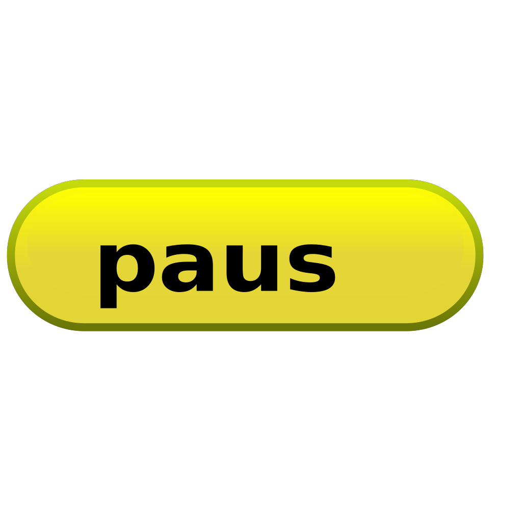 Yellow Pause Button PNG, SVG Clip art for Web - Download Clip Art, PNG