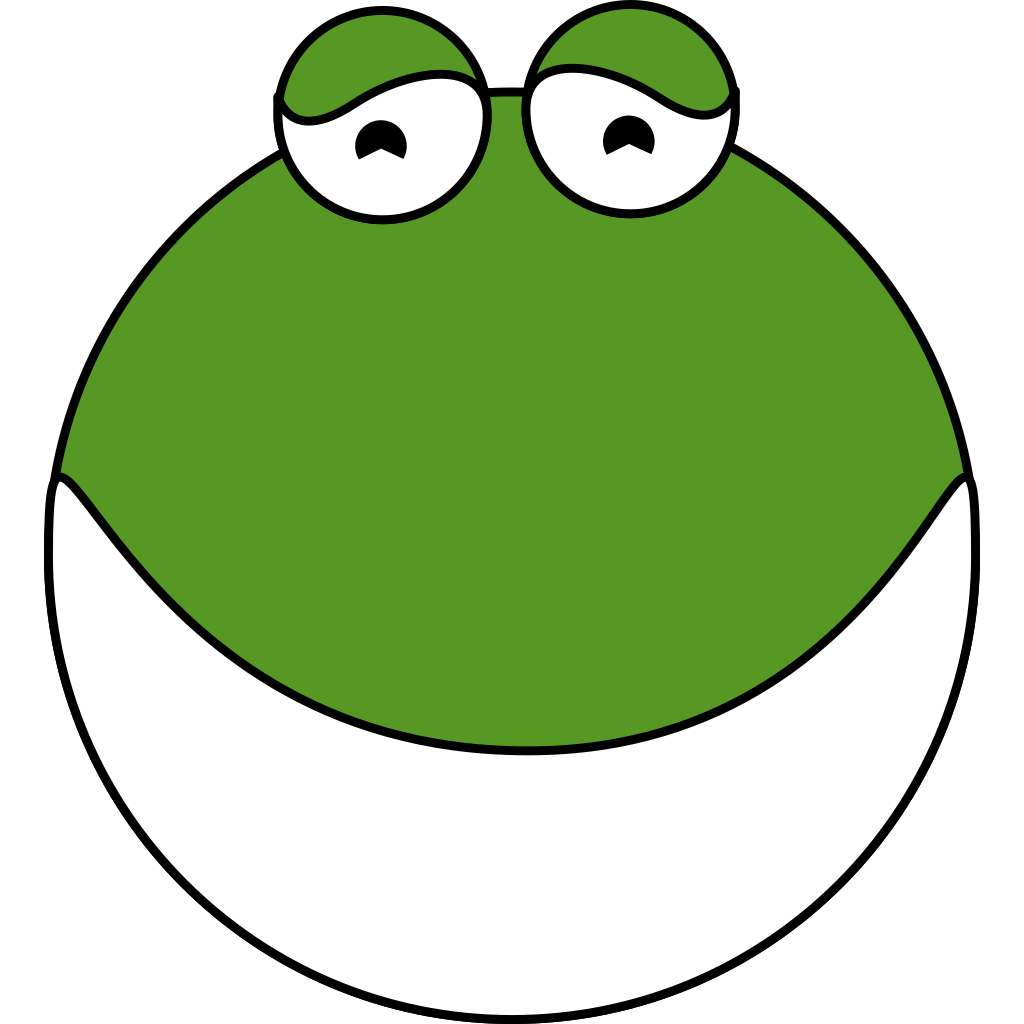 Download Cute Frog Head PNG, SVG Clip art for Web - Download Clip ...