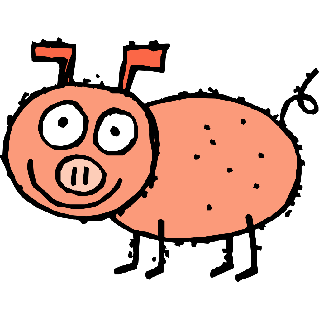 Download Diseased Looking Pig PNG, SVG Clip art for Web - Download Clip Art, PNG Icon Arts