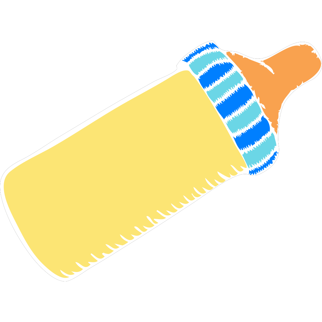 Download Baby Bottle Blue Yellow Png Svg Clip Art For Web Download Clip Art Png Icon Arts PSD Mockup Templates