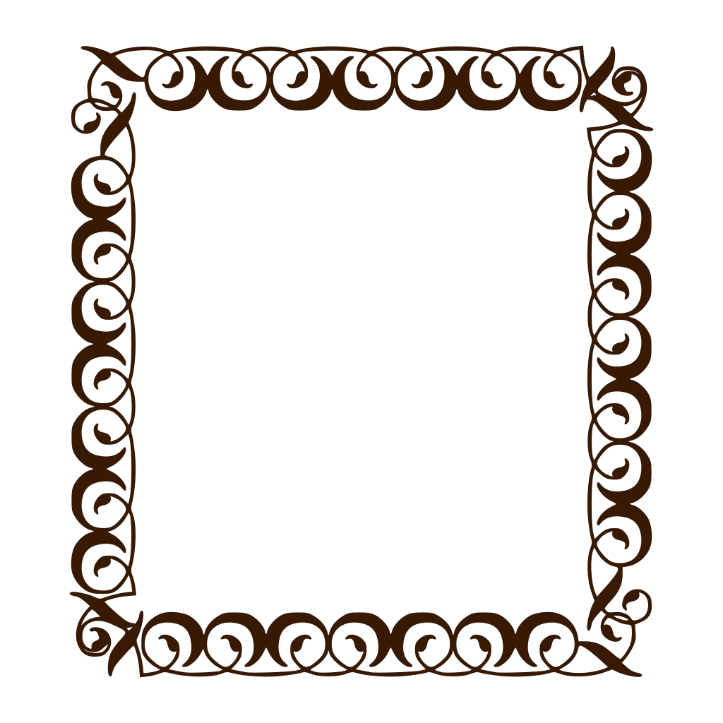 Download Chocolate Brown Border PNG, SVG Clip art for Web ...