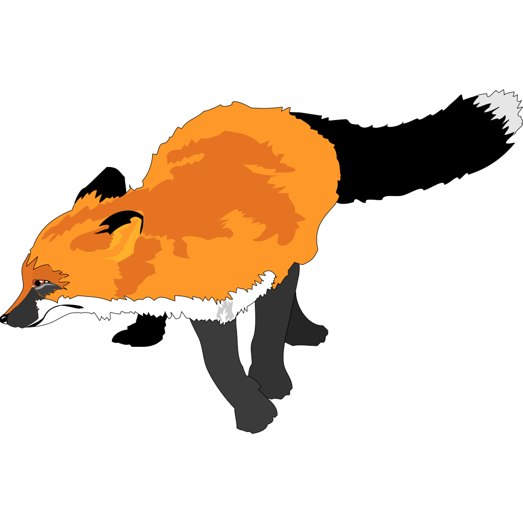 Running Fox PNG, SVG Clip art for Web Download Clip Art