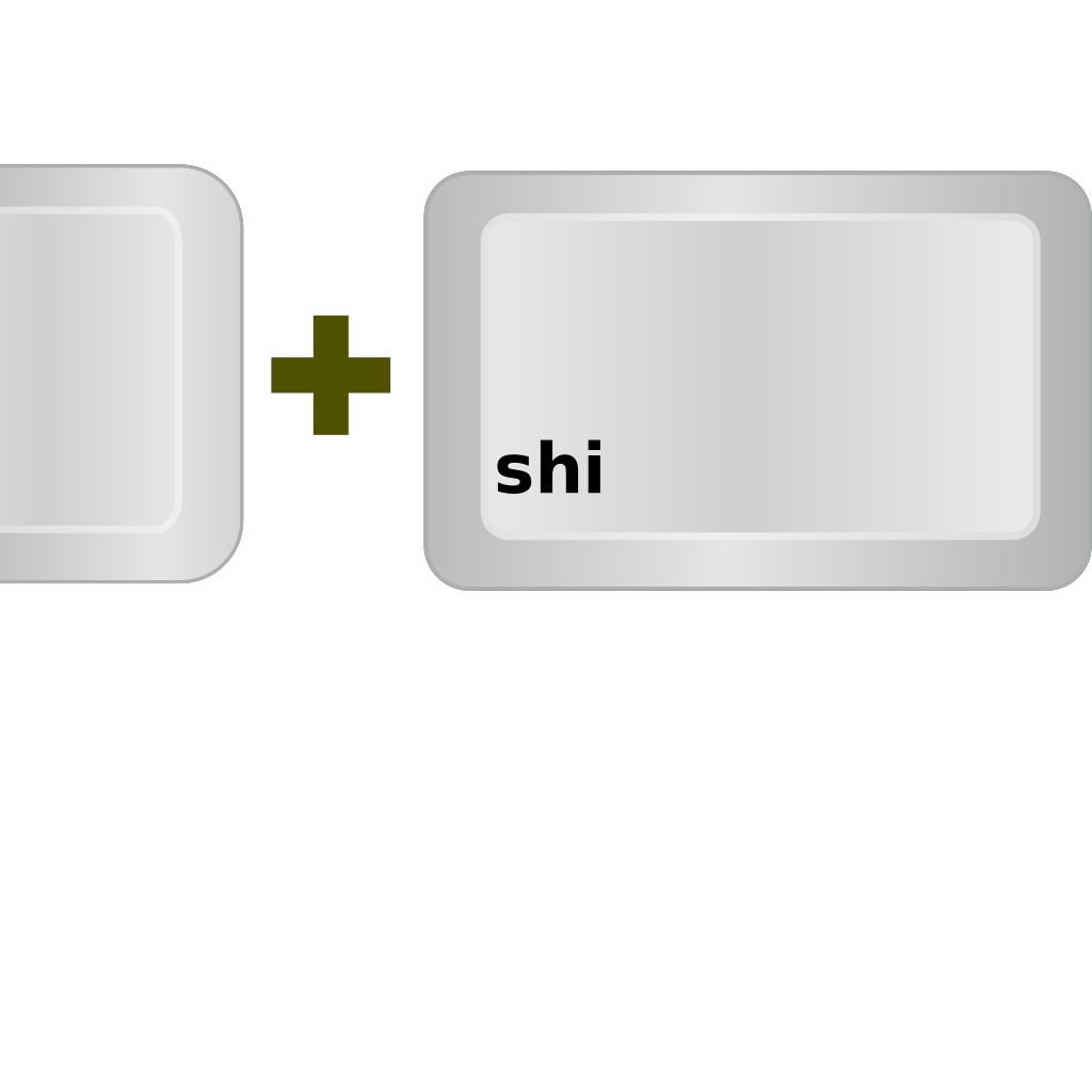 Ctrl+shift Buttons Reversed PNG, SVG Clip art for  Download Clip