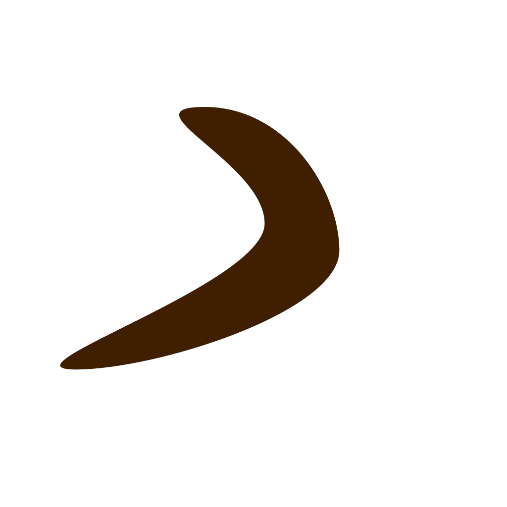 Brown Boomerang PNG, SVG Clip art for Web - Download Clip Art, PNG Icon