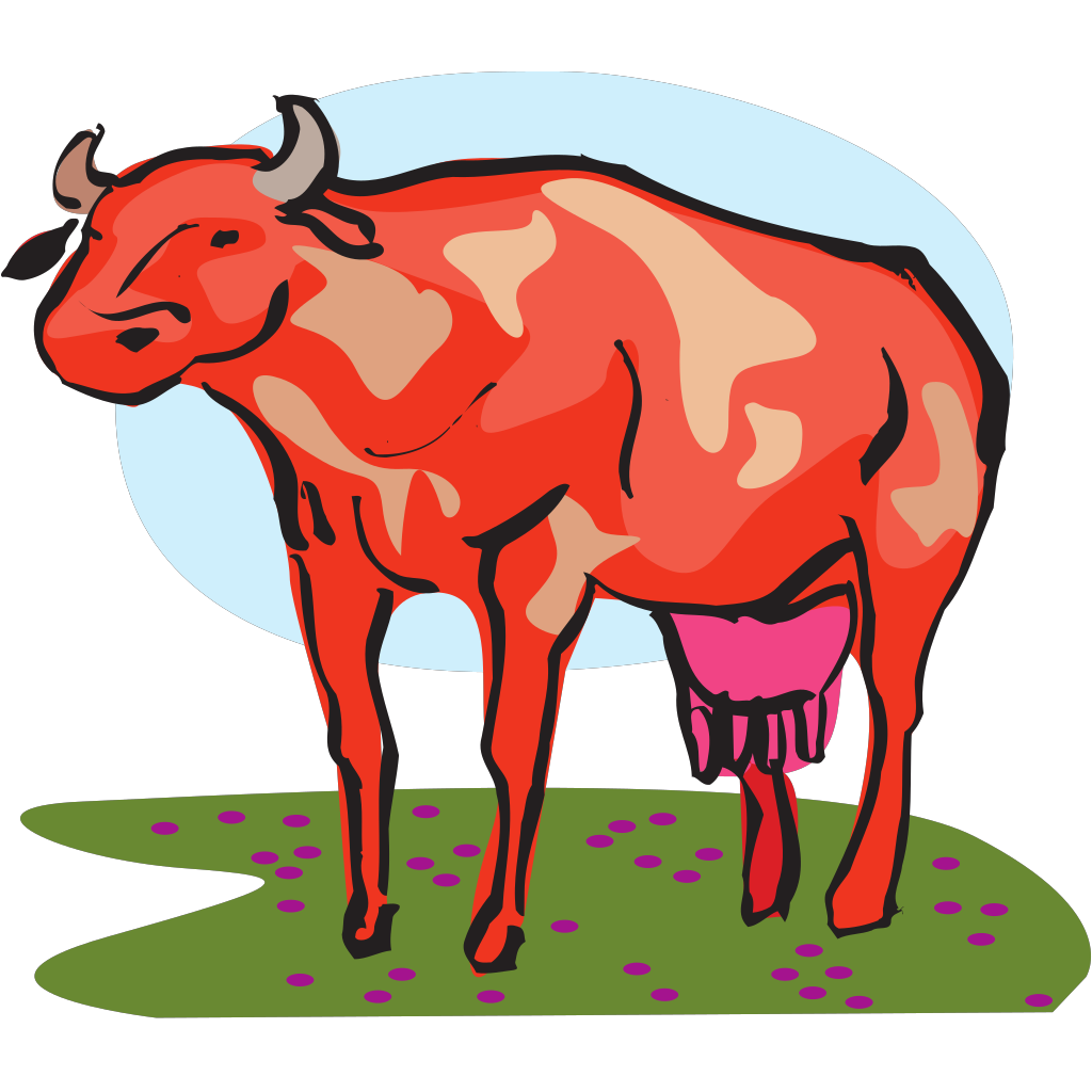 Год красной коровы. Корова рисунок. Иконка коровы красная. Красная корова Живая. Корова красного цвета.