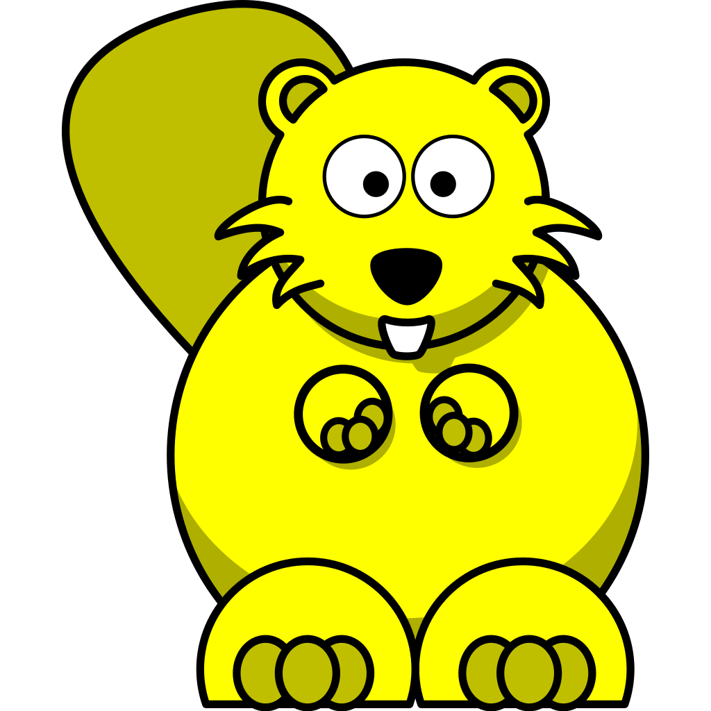 Yellow Beaver PNG, SVG Clip art for Web - Download Clip Art, PNG Icon Arts