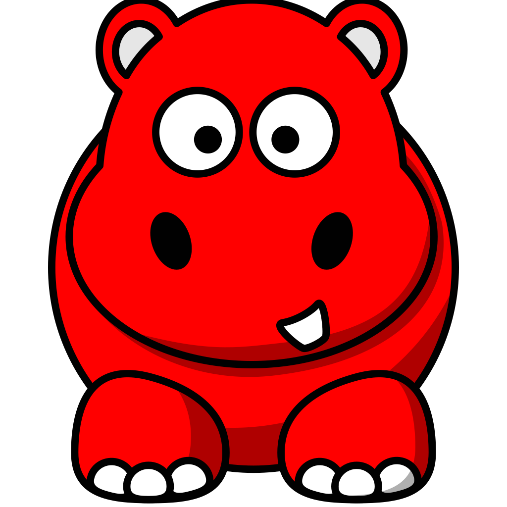 Download Red Hippo PNG, SVG Clip art for Web - Download Clip Art ...
