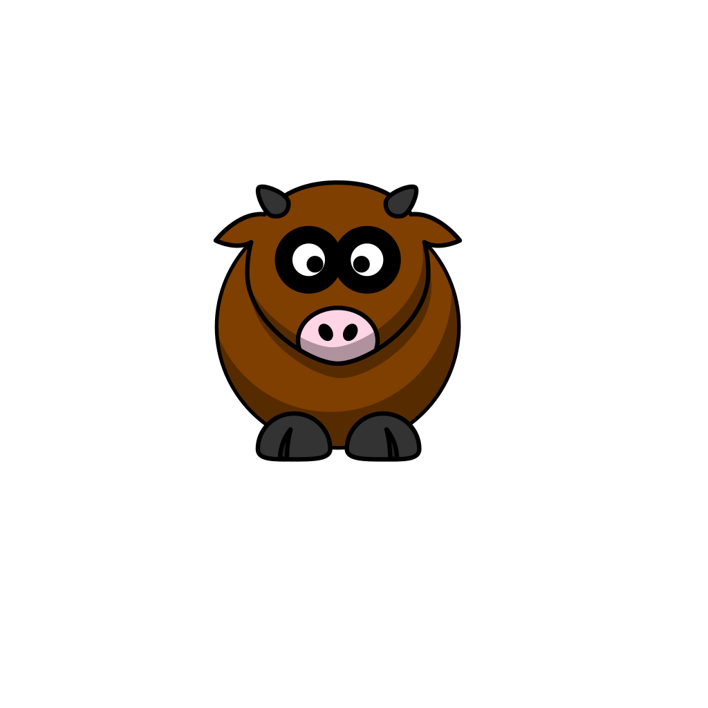 Download Brown Cow PNG, SVG Clip art for Web - Download Clip Art ...