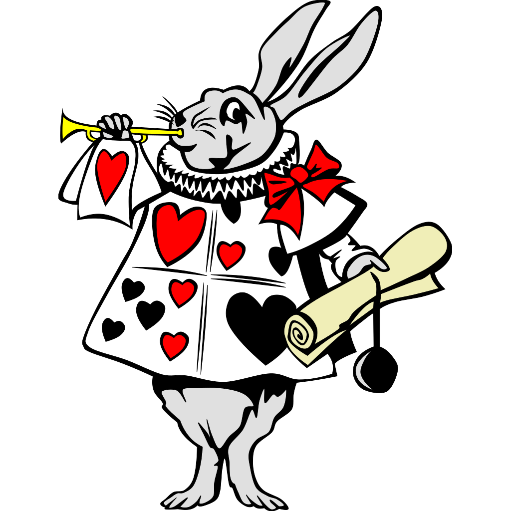 Rabbit From Alice In Wonderland PNG Clip arts.