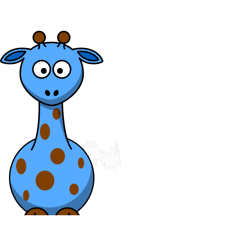 Download Blue Giraffe PNG, SVG Clip art for Web - Download Clip Art ...