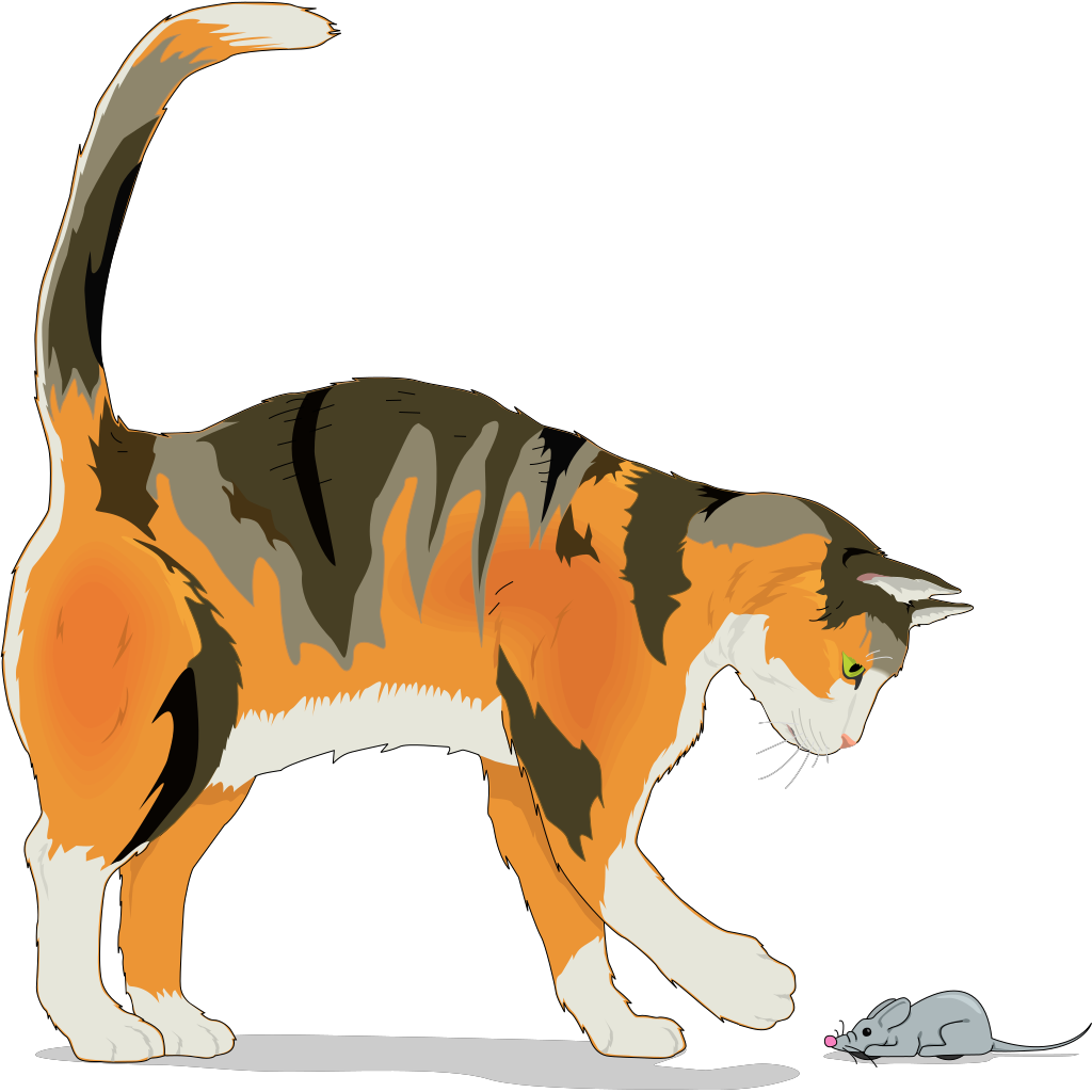 Cat With Mouse PNG, SVG Clip art for  Download Clip Art, PNG Icon Arts