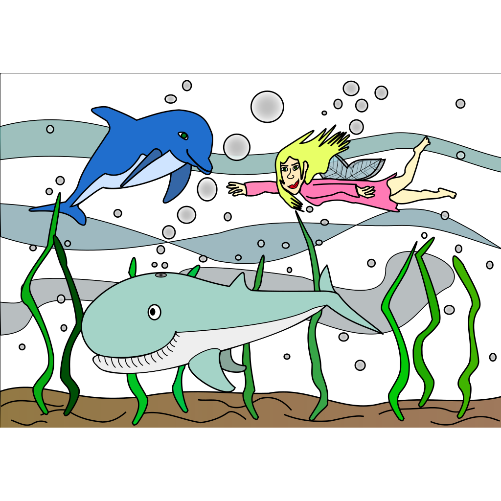 Download Ocean Creatures PNG, SVG Clip art for Web - Download Clip ...