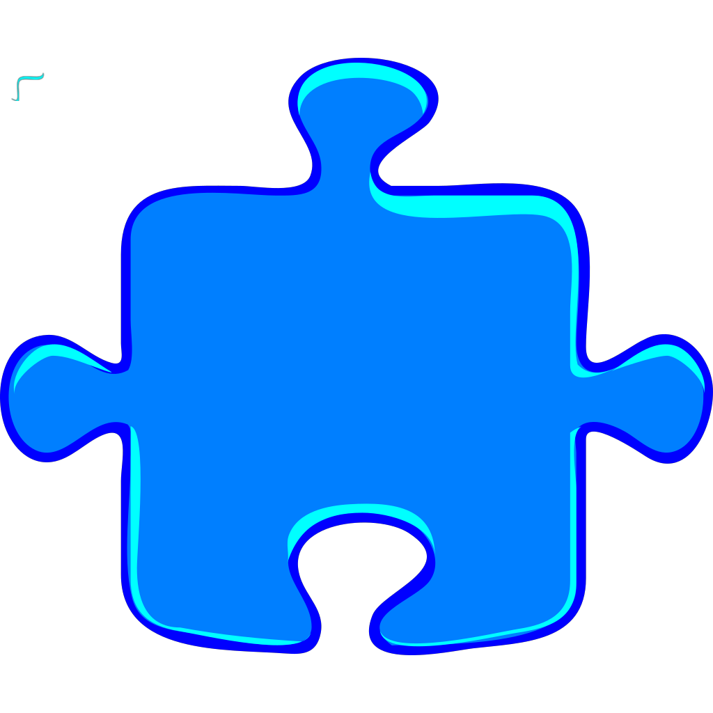 Puzzle Light Blue PNG, SVG Clip art for Web - Download Clip Art, PNG