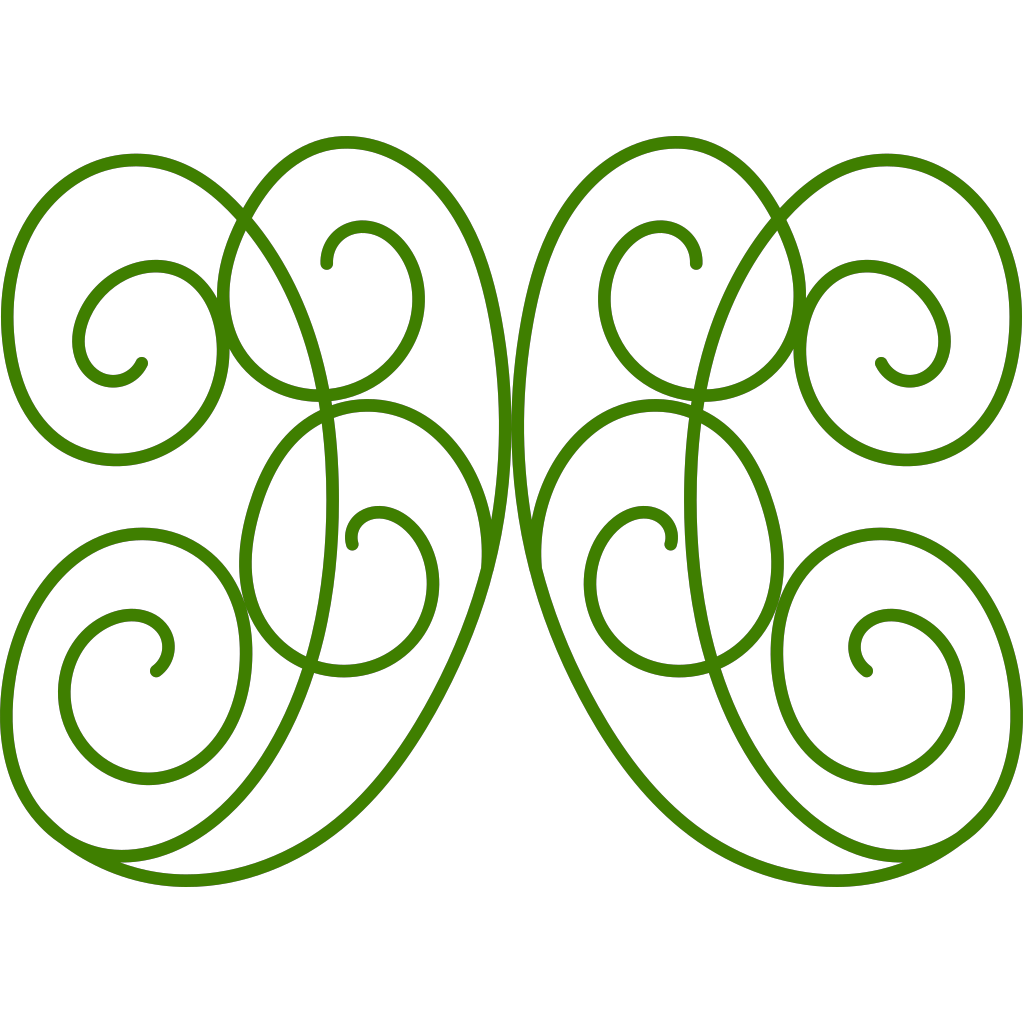 Swirl Green And Brown PNG Clip arts.