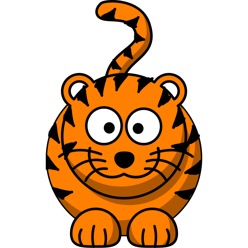 Download Cartoon Tiger PNG, SVG Clip art for Web - Download Clip ...