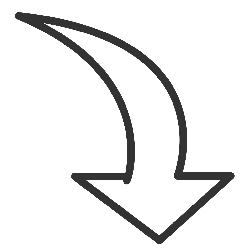 Download White Curved Arrow PNG, SVG Clip art for Web - Download ...