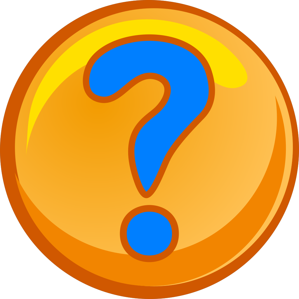 Colorful Question Mark Clip Art