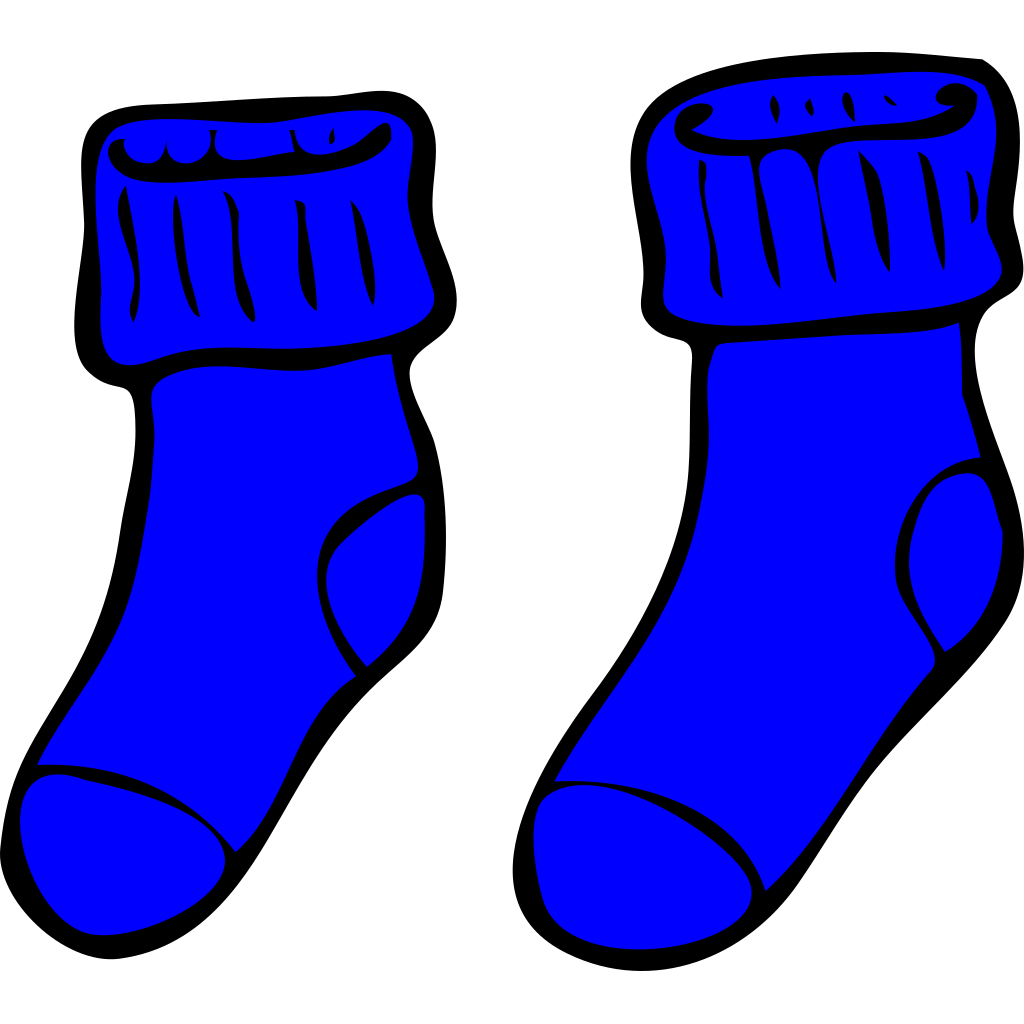 Blue Socks PNG, SVG Clip art for Web - Download Clip Art, PNG Icon Arts