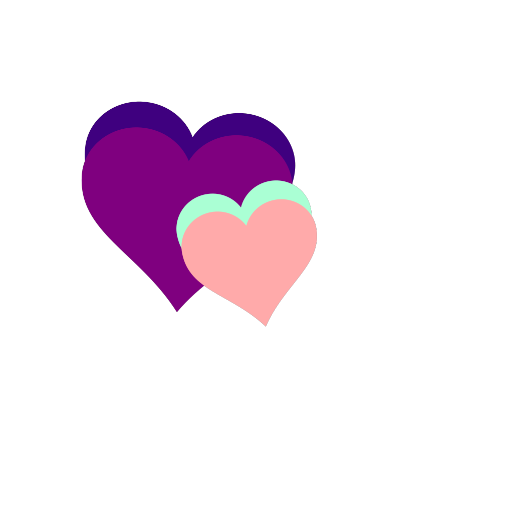 Download Love Birds Facing Each Other Black PNG, SVG Clip art for Web - Download Clip Art, PNG Icon Arts