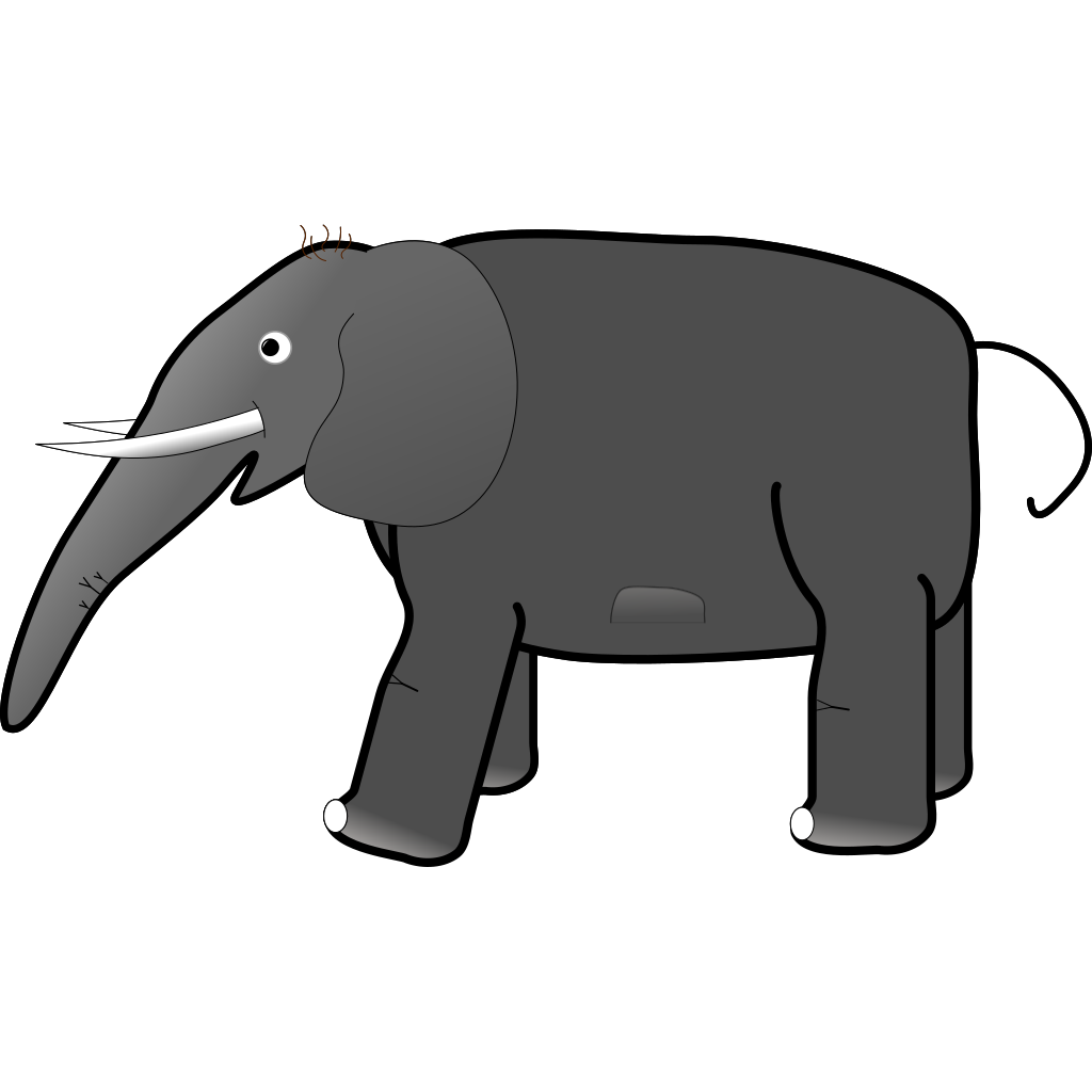 Free Free 350 Black And White Elephant Svg SVG PNG EPS DXF File