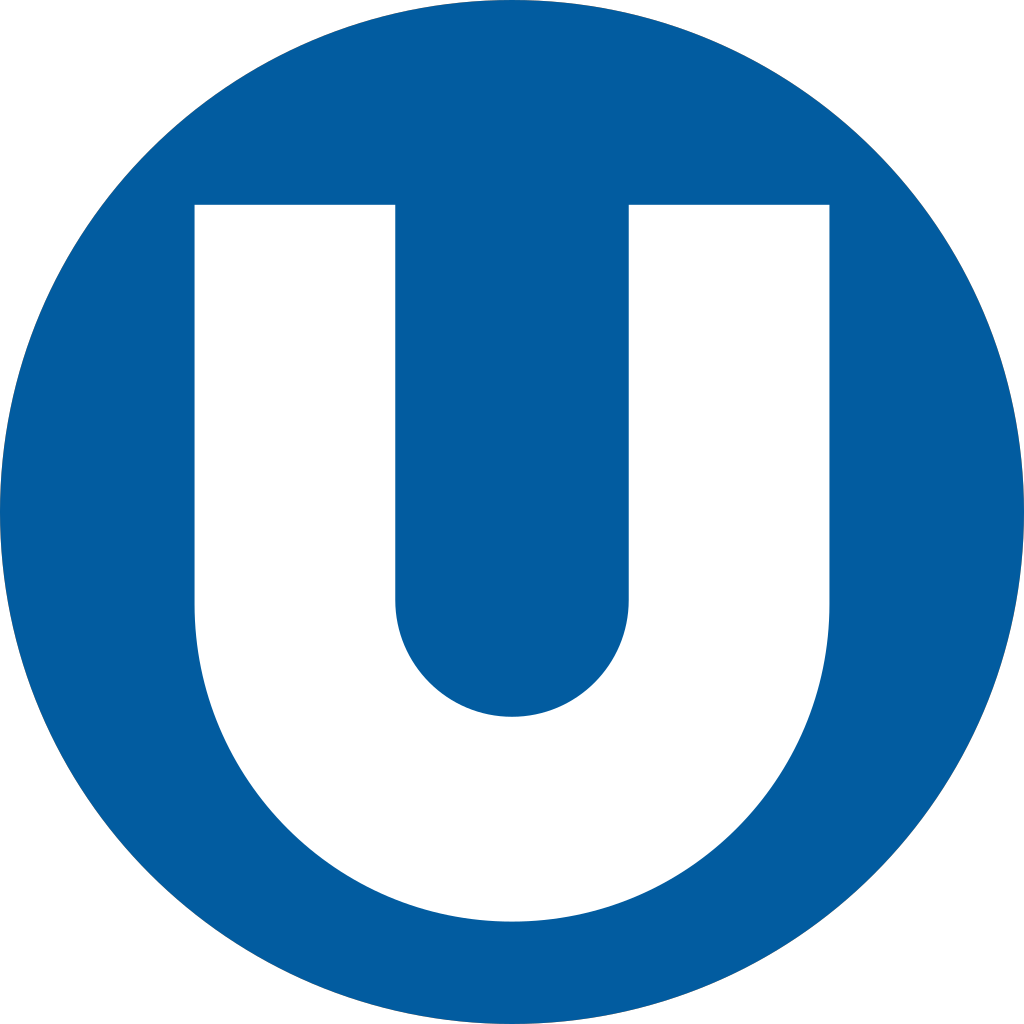U png. Логотип u. Лого с буквой u. Буква u на синем фоне. Логотип в виде буквы u.
