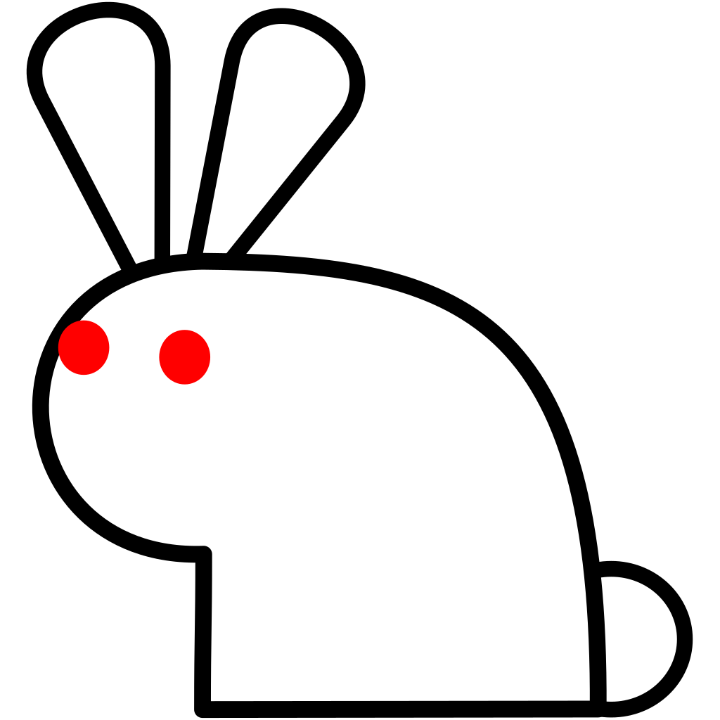 Download White Rabbit In Grass SVG Clip arts download - Download ...