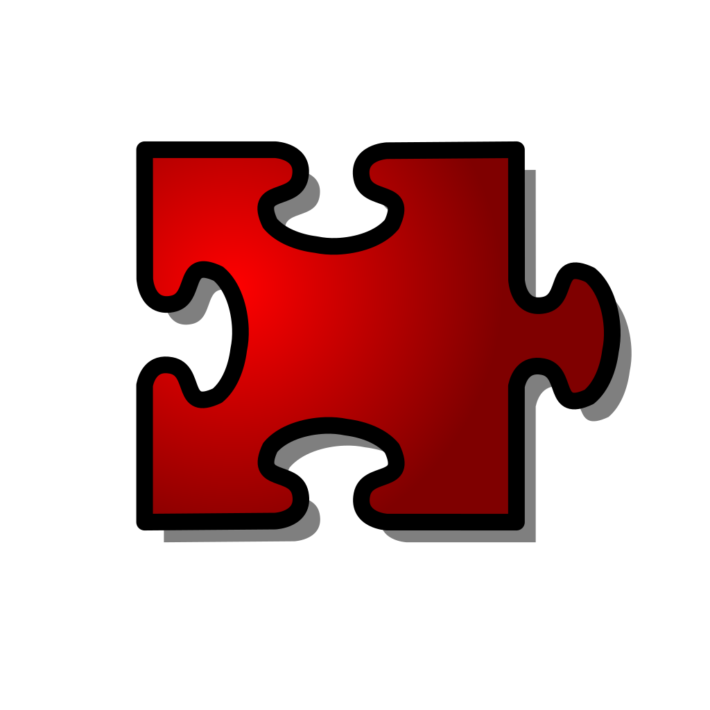 Jigsaw Red 10 PNG, SVG Clip art for Web - Download Clip Art, PNG Icon Arts