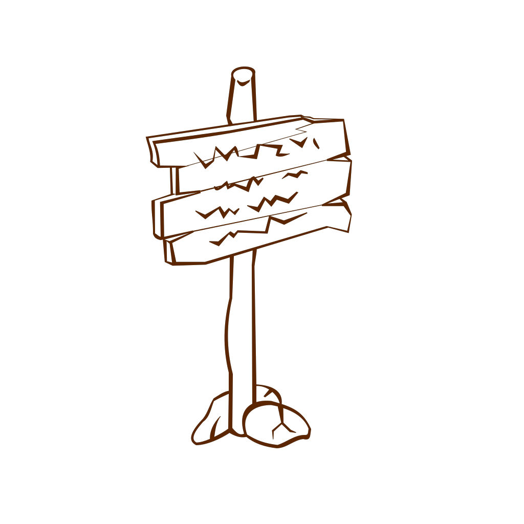 City Name Plate Road Sign Post PNG, SVG Clip art for Web