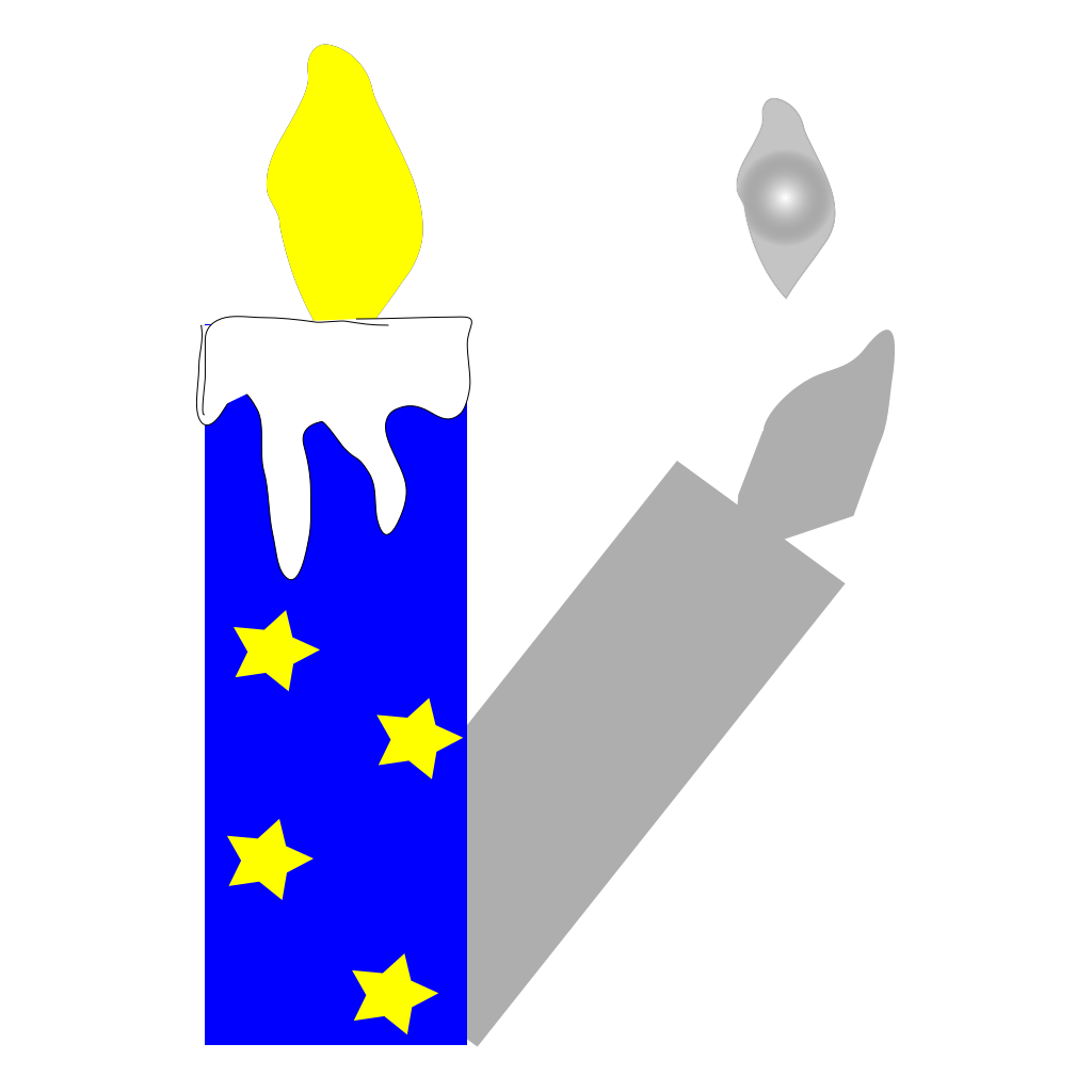 Blue Candle PNG, SVG Clip art for Web Download Clip Art, PNG Icon Arts