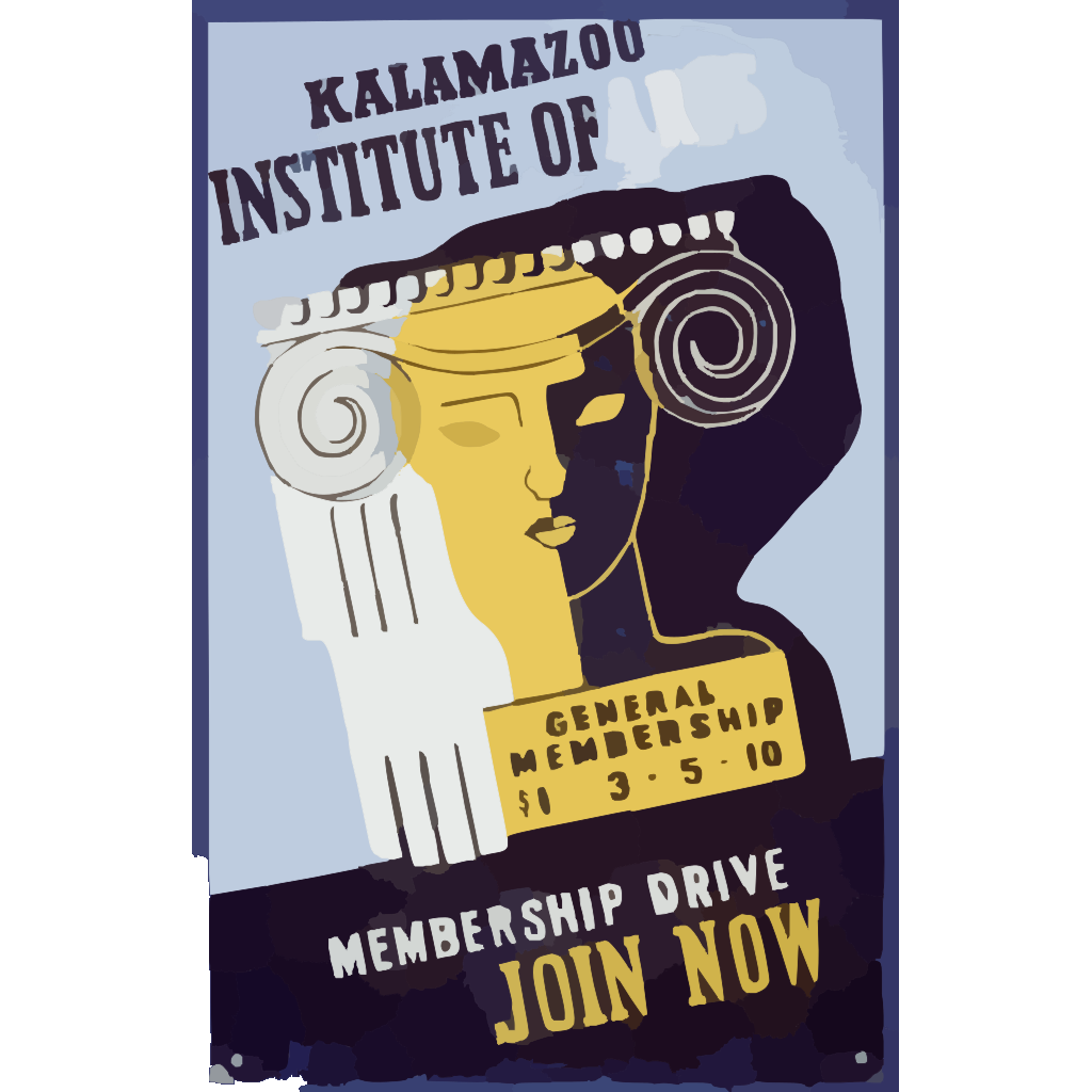 Kalamazoo Institute Of Arts - Membership Drive - Join Now SVG Clip arts
