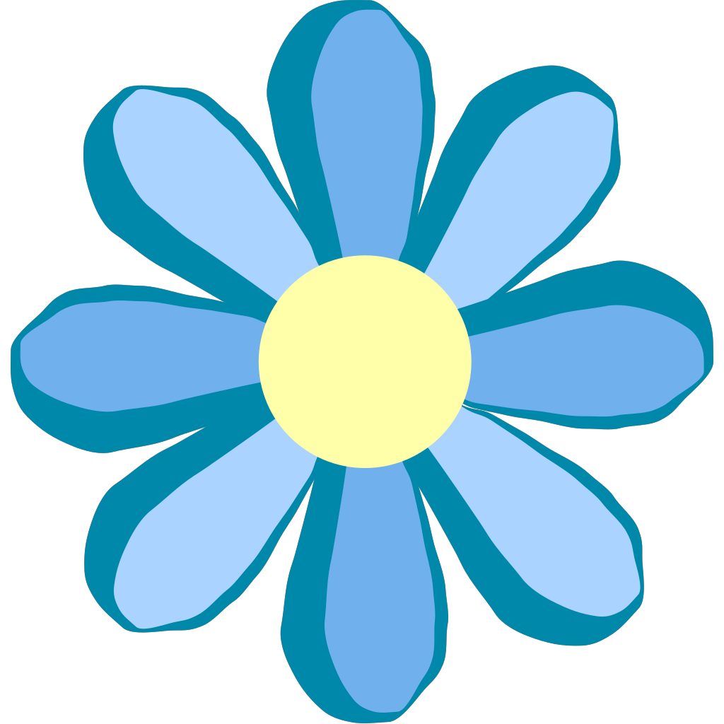 Blue Flower PNG, SVG Clip art for Web - Download Clip Art, PNG Icon Arts