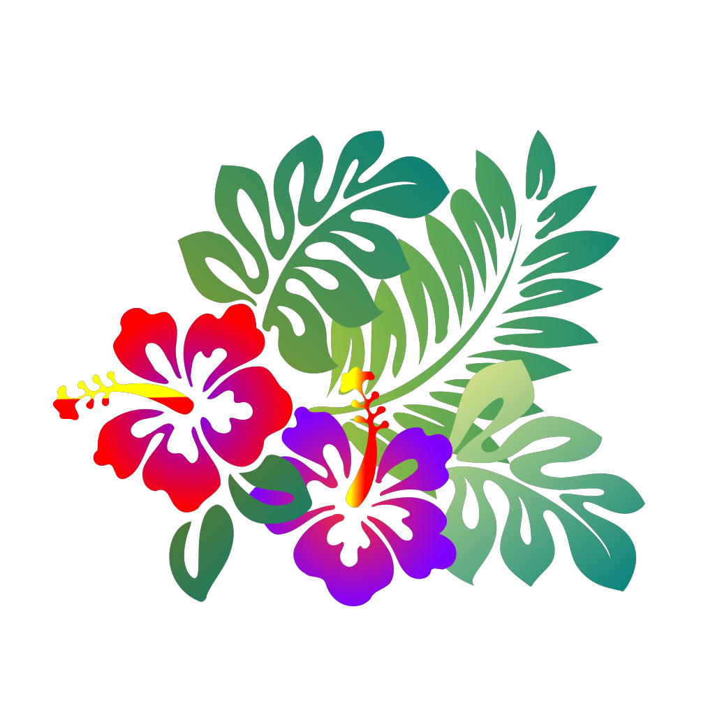 Hibiscus SVG Clip arts