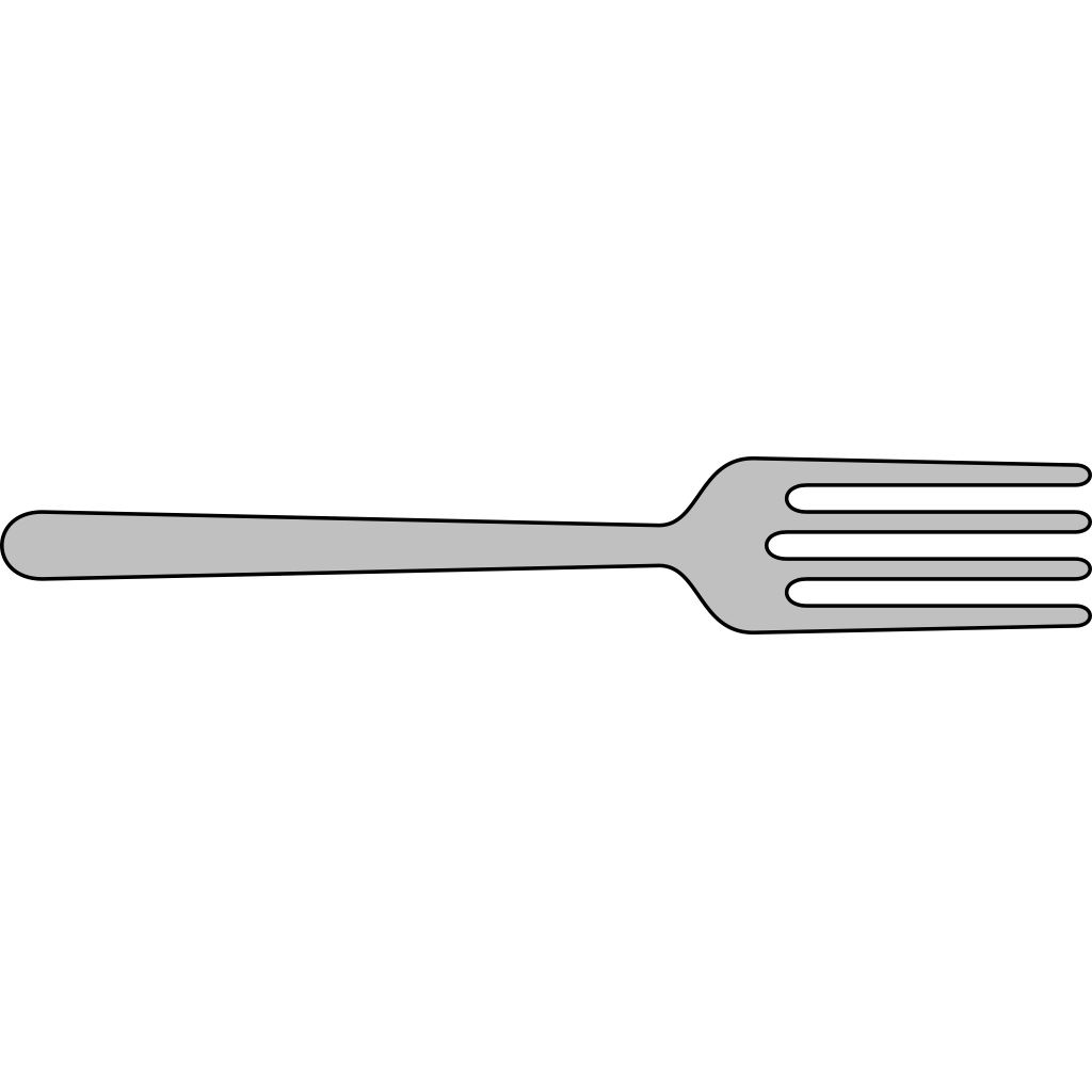 Plate, Fork, Spoon-no Text PNG Clip arts.