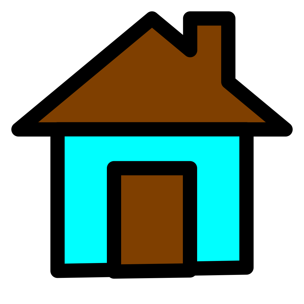 Blue House SVG Clip arts download - Download Clip Art, PNG Icon Arts