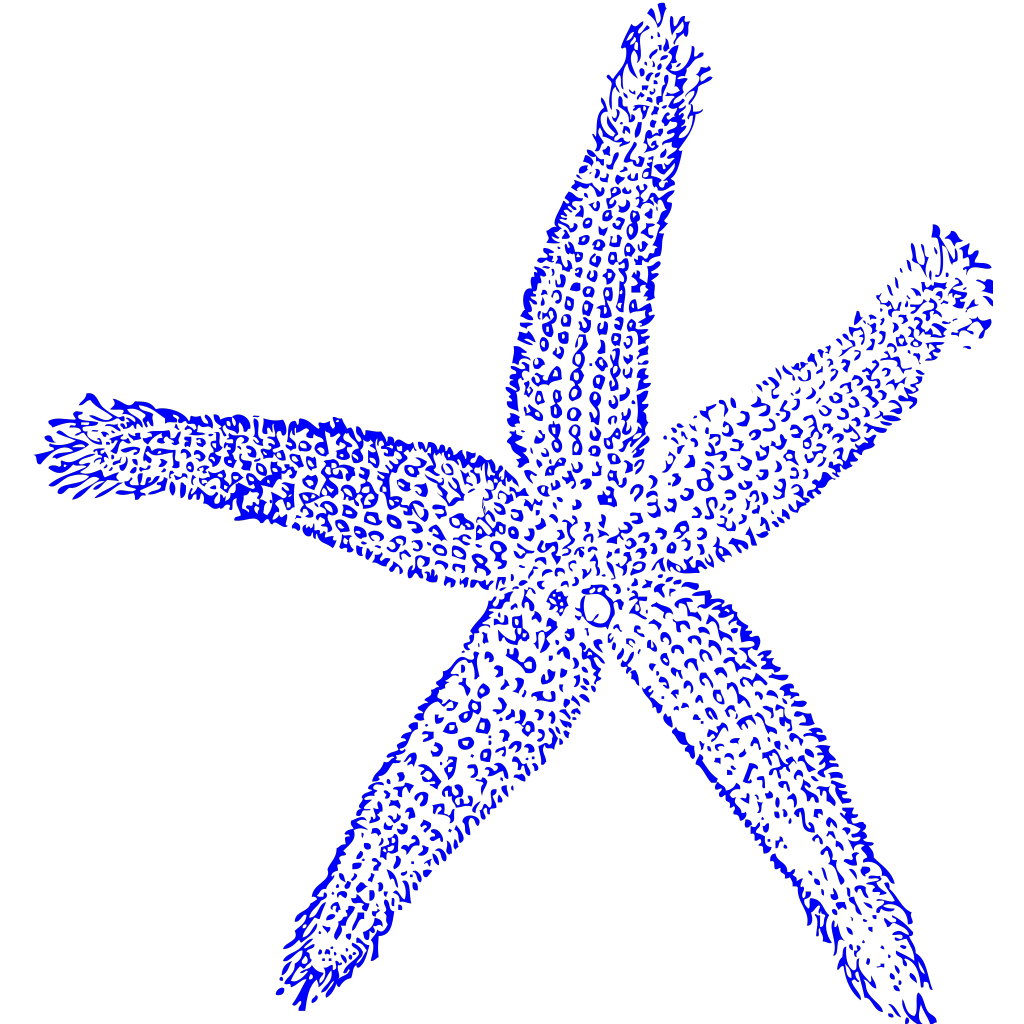Download Starfish Blue PNG, SVG Clip art for Web - Download Clip ...