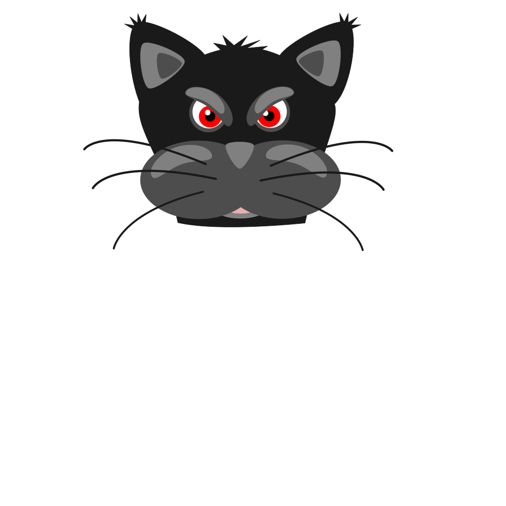 Peterm Angry Black Panther SVG Clip arts