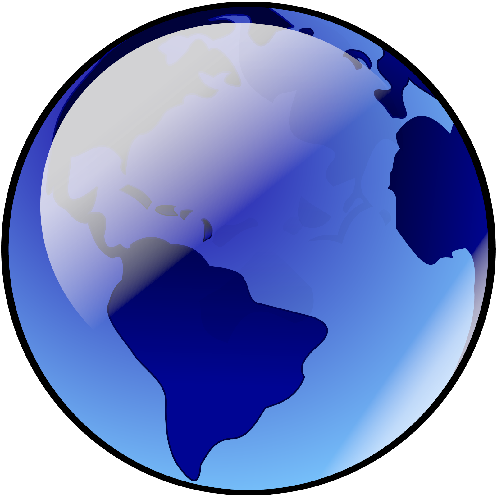 Blue Earth PNG, SVG Clip art for  Download Clip Art, PNG Icon Arts