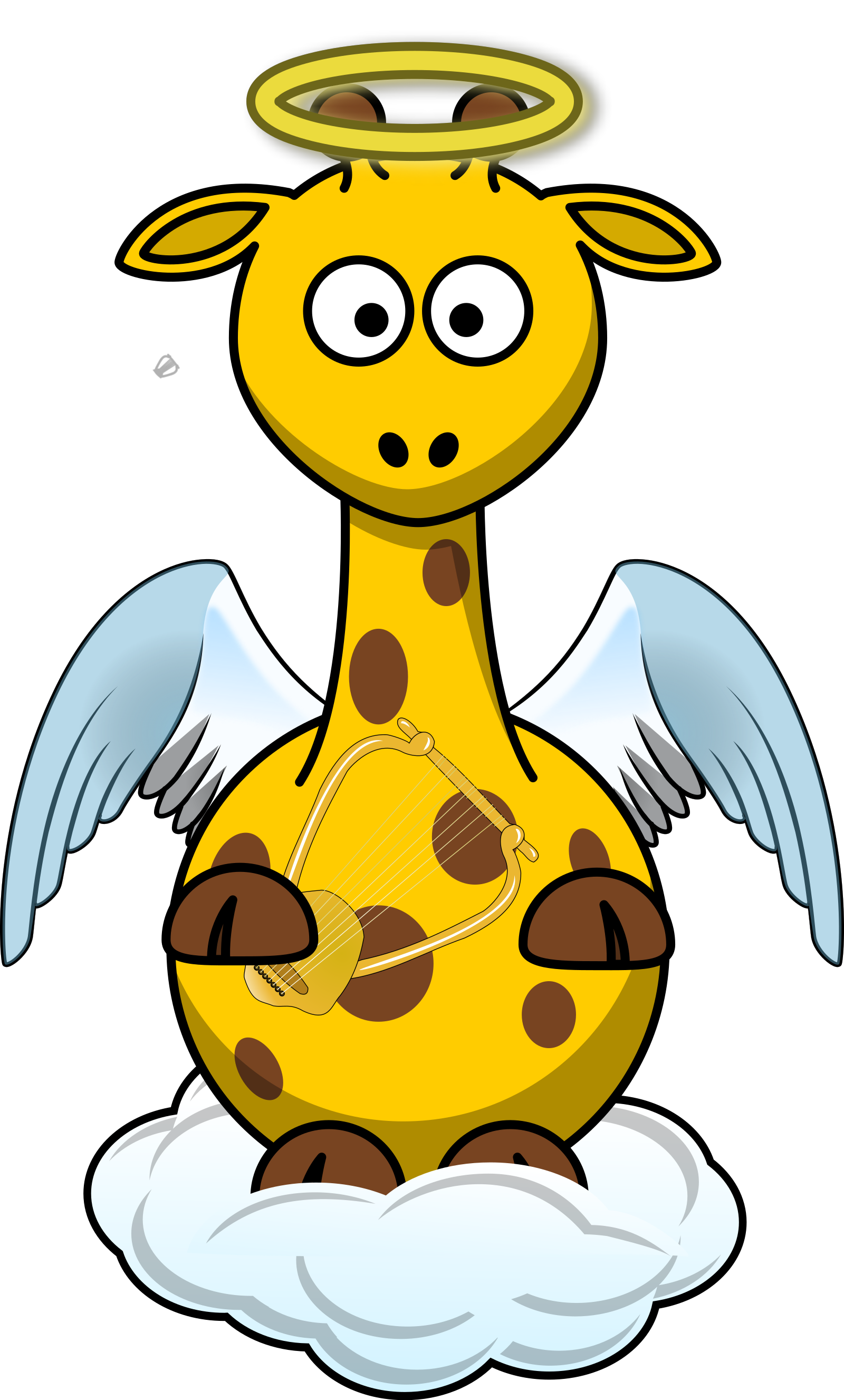 Download Giraffe-front Blue PNG, SVG Clip art for Web - Download ...