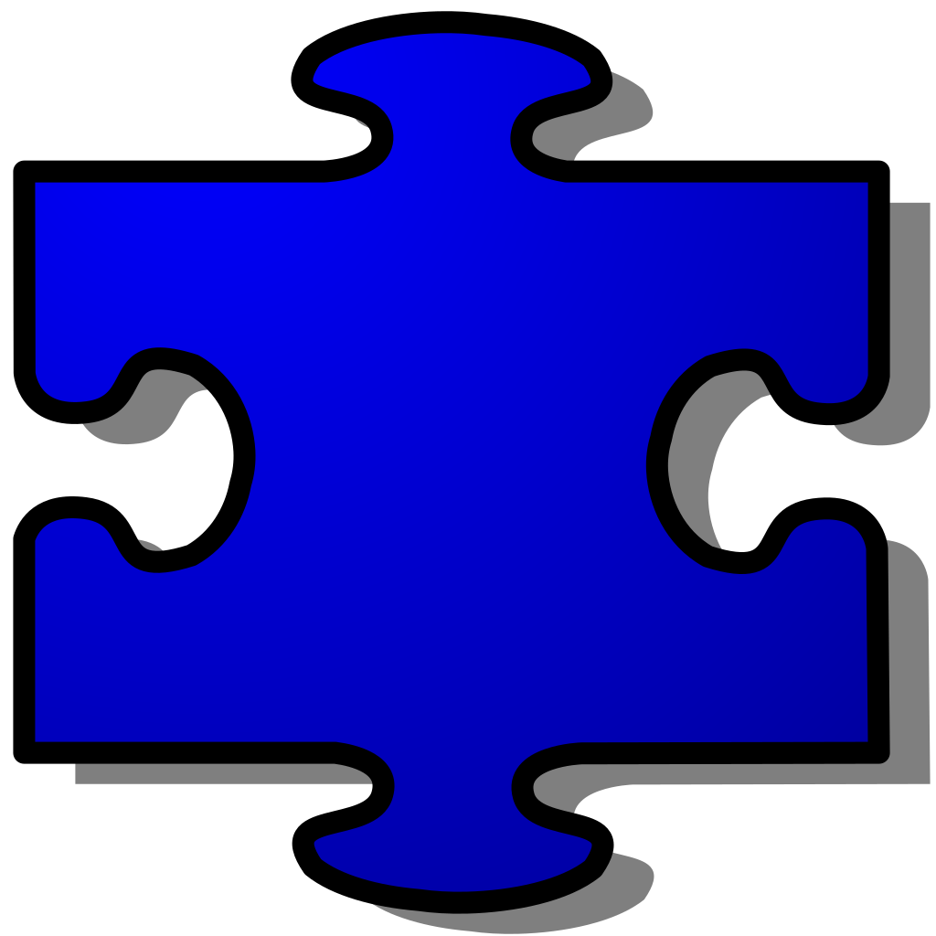 Blue Puzzle Piece PNG, SVG Clip art for Web - Download Clip Art, PNG